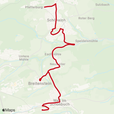 VVS Breitenstein - Neuweiler - Weil im Schönbuch map