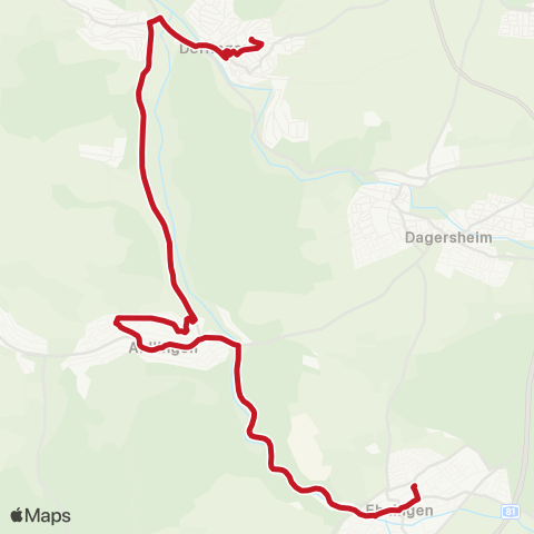 VVS Schülerverkehr Gärtringen - Ehningen - Aidlingen - Döffingen map