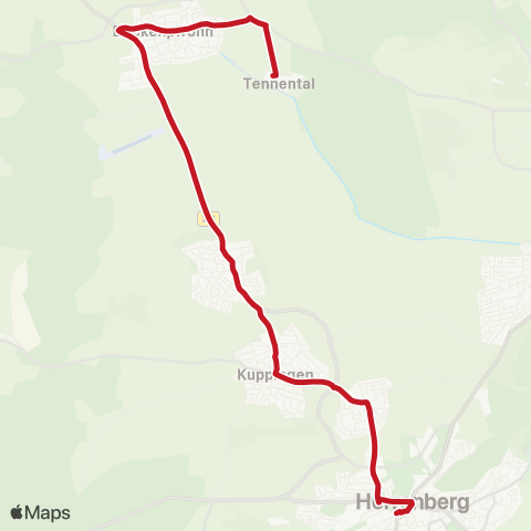 VVS Herrenberg - Deckenpfronn map