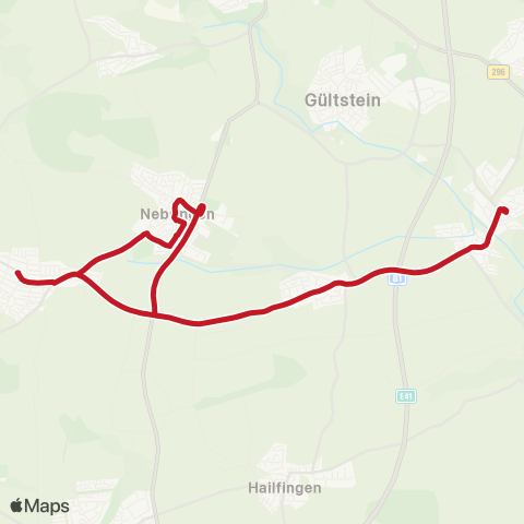 VVS Altingen - Öschelbronn - Gäufelden map
