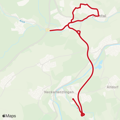 VVS Neckartenzlingen - Aichtal map