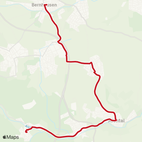 VVS Bernhausen - Harthausen - Grötzingen - Aich - Neuenhaus map