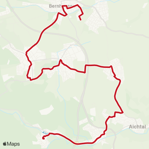 VVS Sielmingen - Bonlanden - Grötzingen - Aich - Neuenhaus - Waldenbuch map