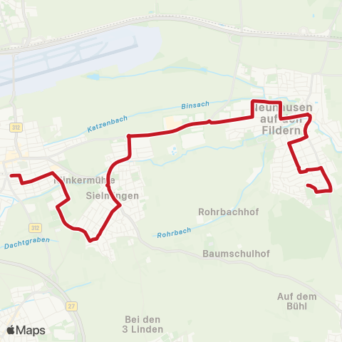 VVS Neuhausen - Sielmingen - Bernhausen map
