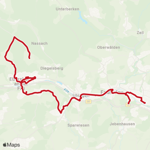 VVS Baiereck - Bünzwangen - Ebersbach map