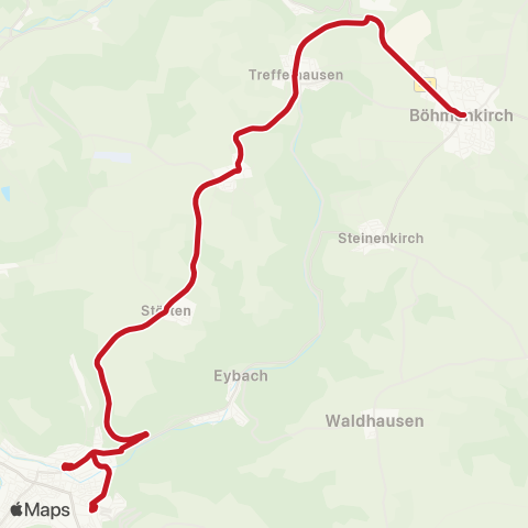 VVS Böhmenkirch - Stötten - Geislingen ZOB map