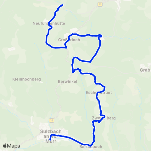 VVS Sulzbach (M) - Großerlach map