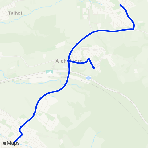 VVS Zell - Aichelberg - Weilheim (T) map
