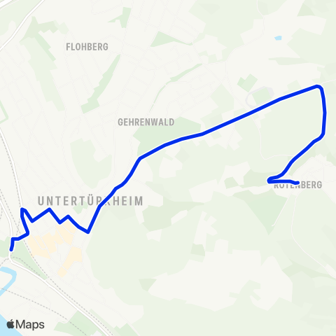 VVS Kelterplatz - Rotenberg map