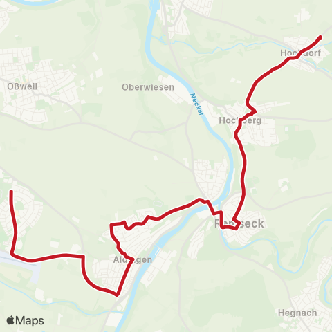 VVS Hochdorf - Neckargröningen Stadtbahn - Pattonville map