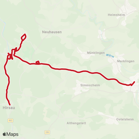 VVS Bad Liebenzell - Weil der Stadt map