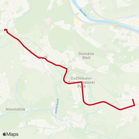 VVS Ruhbank (Fernsehturm) - Heumaden map