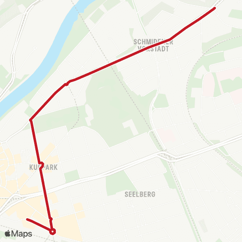 VVS Gnesener Straße - Bad Cannstatt Wilhelmsplatz map