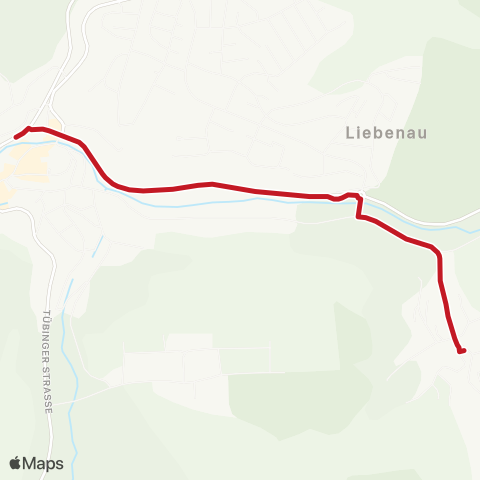 VVS Glashütte - Waldenbuch Schloss map