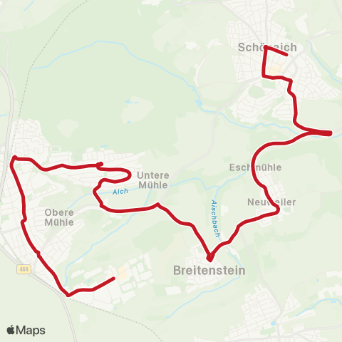 VVS Holzgerlingen Buch - Schönaich map