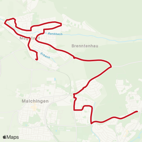 VVS Magstadt - Maichingen ( - Sindelfingen) map