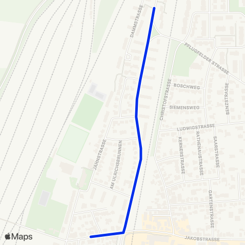 VVS Ruftaxi Kornwestheim map