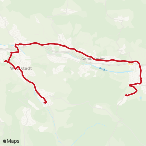 VVS Weinstadt - Remshalden / Engelberg map