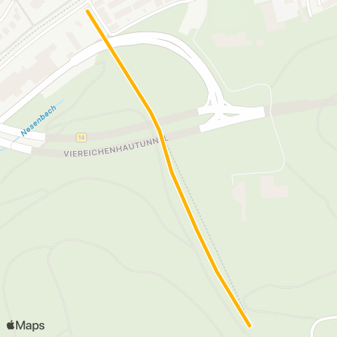 Standseilbahn Stuttgart Südheimer Platz - Waldfriedhof (Seilbahn) map