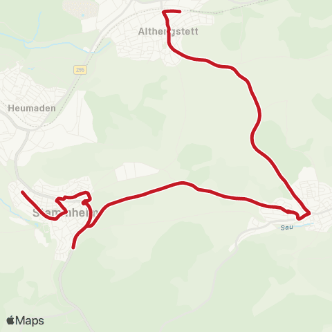 VVS Althengstett - Gechingen - Stammheim map