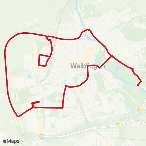 VVS Waiblinger Martinimarkt map