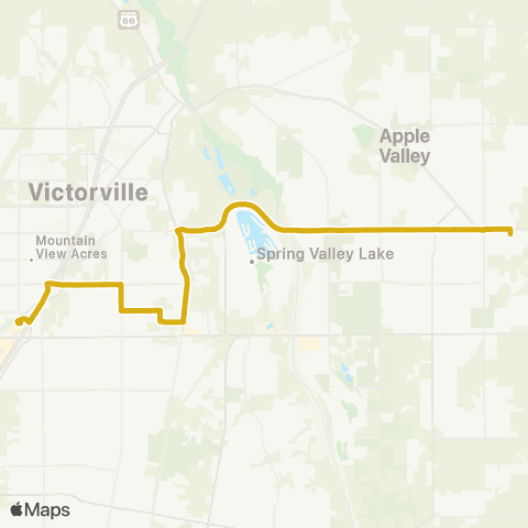 VVTA Apple Val Post Office - Victor Val Mall map