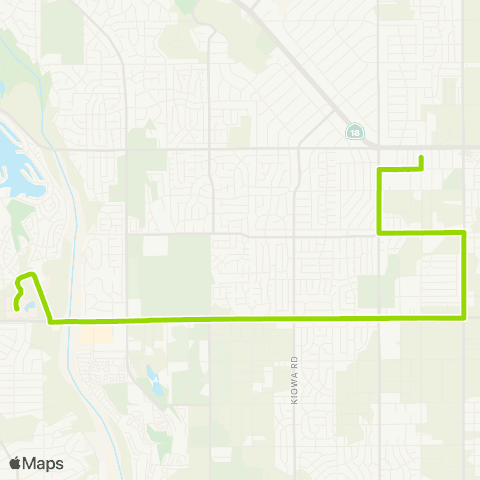 VVTA Apple Val Post Office - Victor Val Coll map
