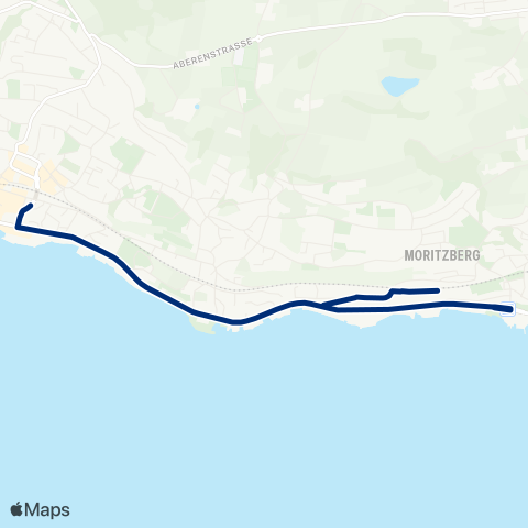 VZO - Verkehrsbetriebe Zürichsee und Oberland Stäfa, Bahnhof - Uerikon, Bahnhof map