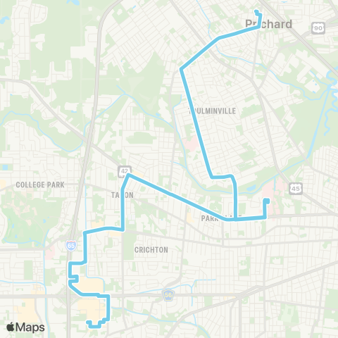 The Wave Crosstown map