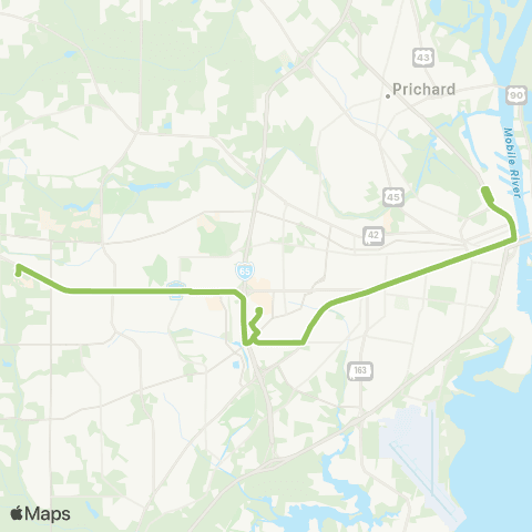 Second Line Transit Providence / GM&O map