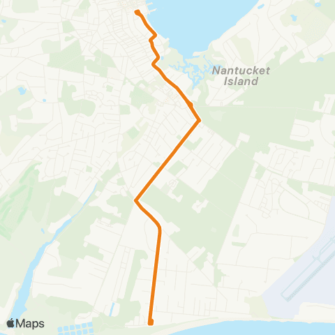 WAVE Surfside Beach Route map
