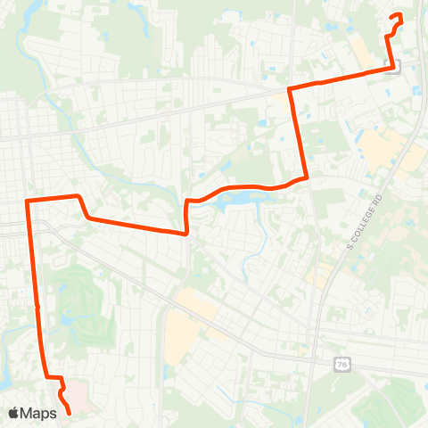 Wave Transit Randall Pkwy-Medical Ctr map