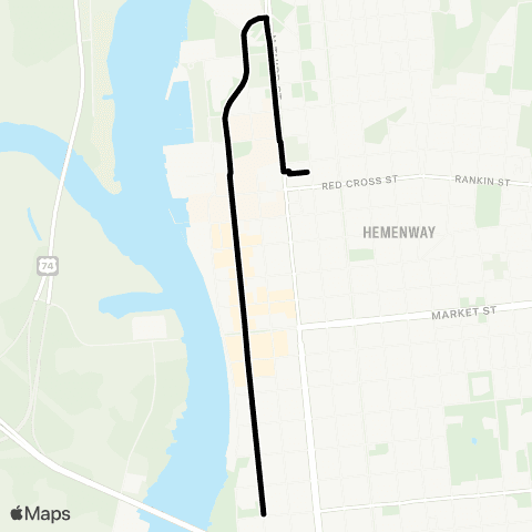 Wave Transit Port City Trolley map