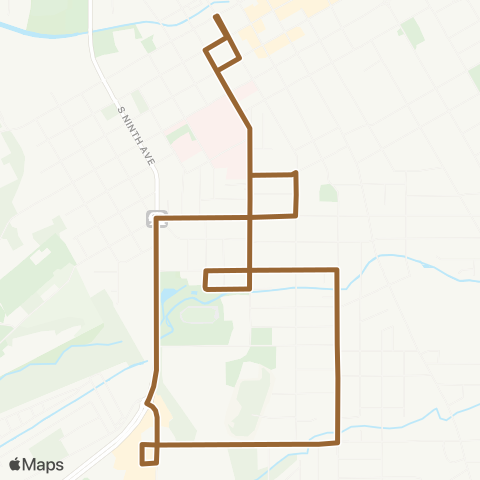 Valley Transit Fairgrounds map