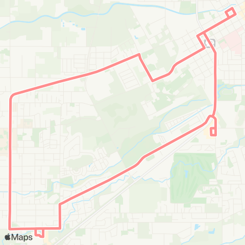 Valley Transit West Loop map
