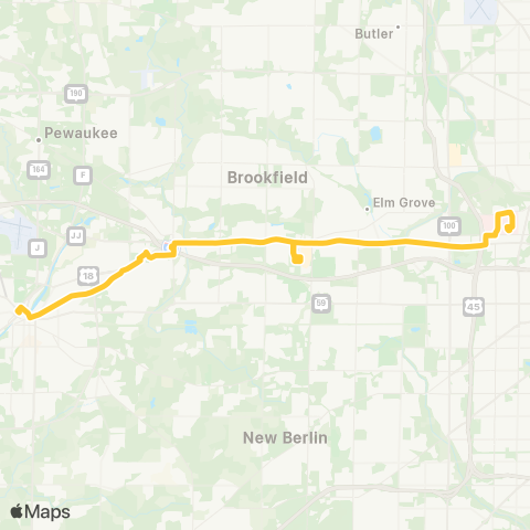 Waukesha Metro Waukesha / Froedtert map