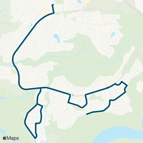Wood Buffalo Transit Thickwood map