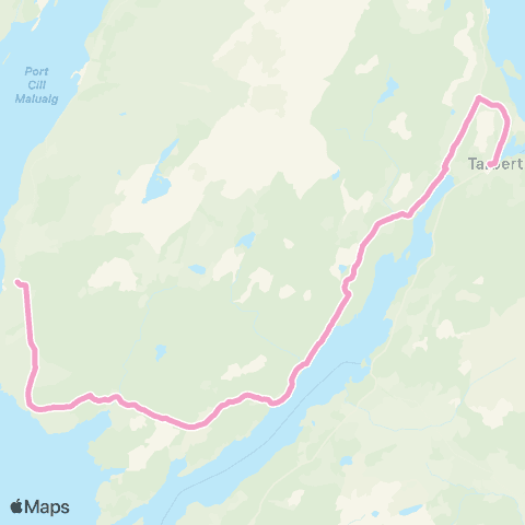 West Coast Motors Bus Terminal - Port Ban Caravan Park map