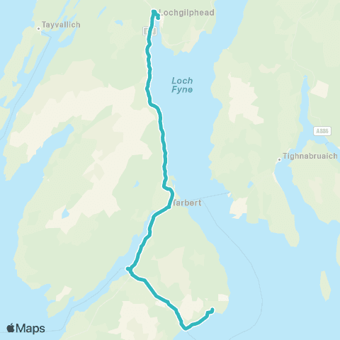 West Coast Motors Castle Car Park - Lochnell Street map