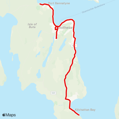 West Coast Motors Marina - Terminus map