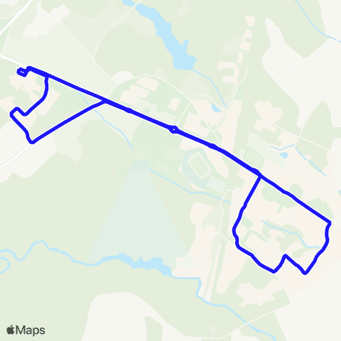 Wildcat Transit Reduced Service Connector map
