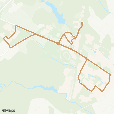 Wildcat Transit Weekend Connector map