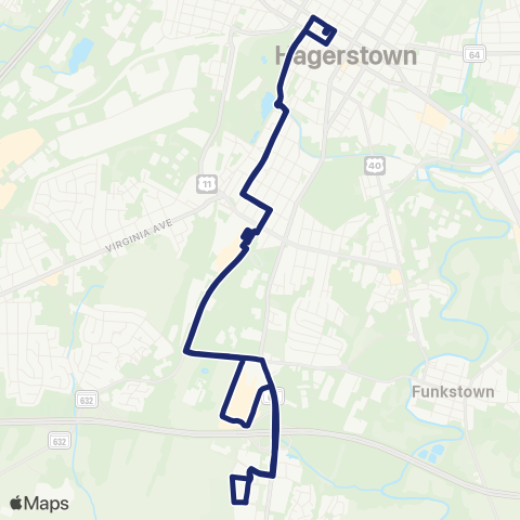 Washington County Transit Premium Outlets map