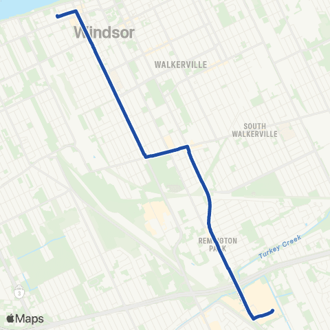 Transit Windsor Transway map