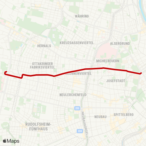Wiener Linien Schottentor - Maroltingergasse map