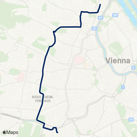 Wiener Linien Heiligenstadt - Niederhofstraße map
