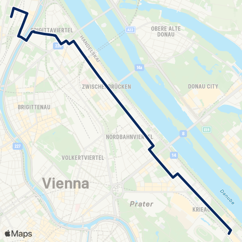 Wiener Linien Stadion - Heiligenstadt map