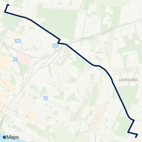 Wiener Linien Kagraner Platz - Jochbergengasse map