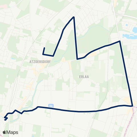Wiener Linien Atzgersdorf, Ziedlergasse - Liesing map