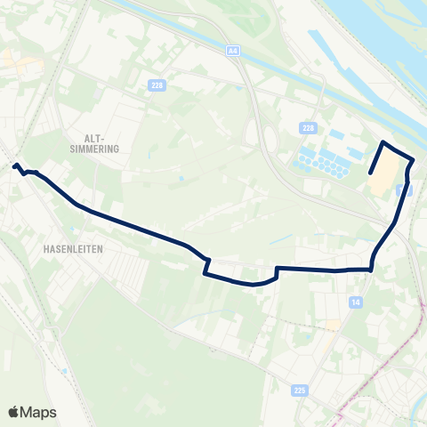 Wiener Linien Simmering - Landwehrstraße map
